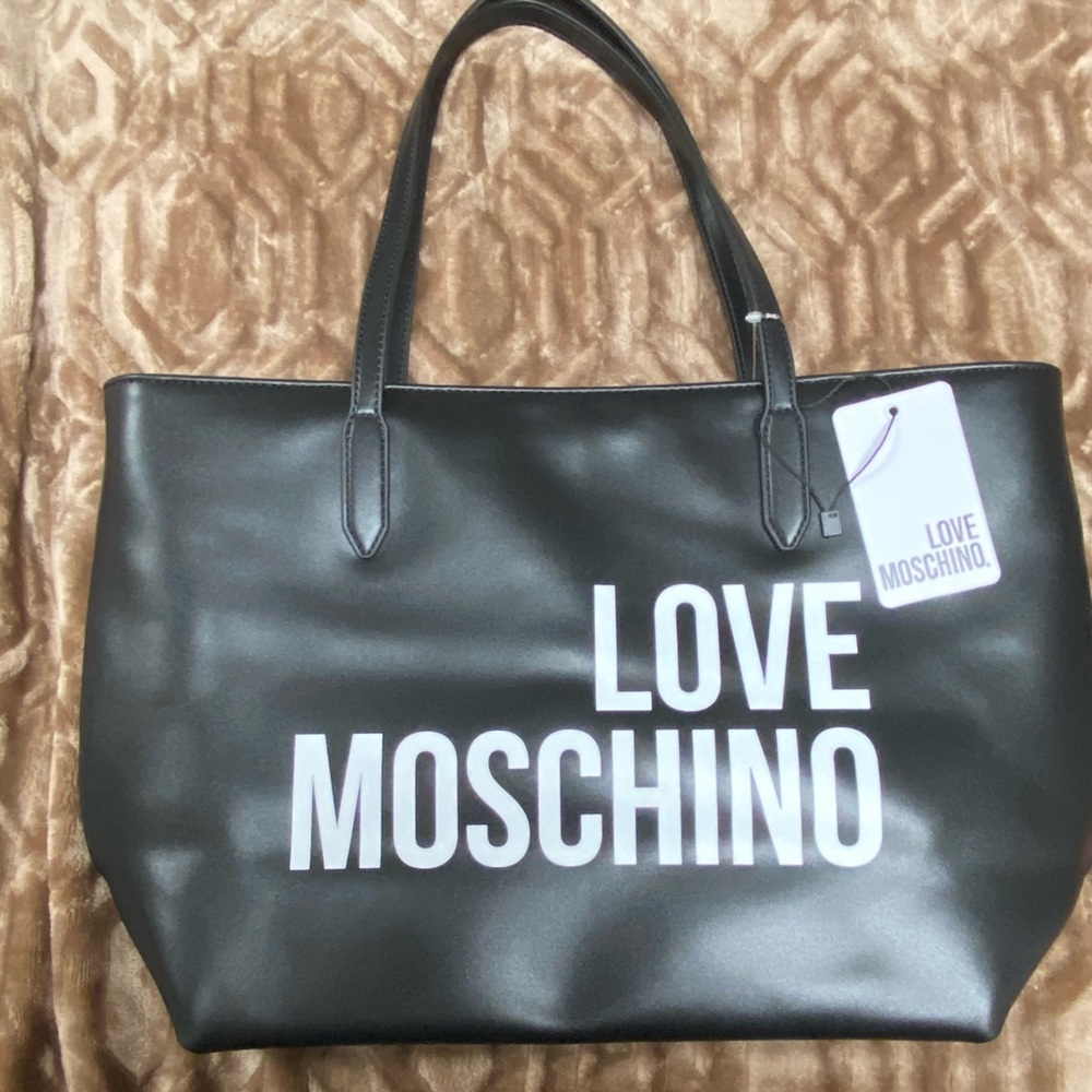 Love Moschino Borsa Pu Nero Purse NWT!!
